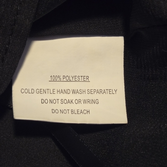 Selfie Leslie Black Ashe Crossover Back V Neck Party Club Mini Dress Large - Picture 6 of 7